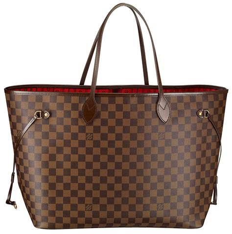 Louis Vuitton never full handbags